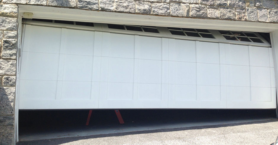 Broken garage door repairs Frederick