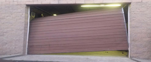 Out of track overhead door Frederick